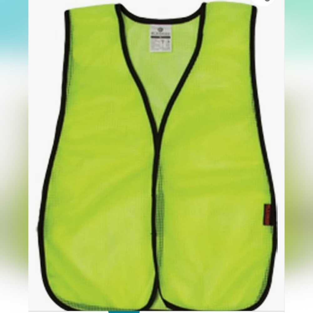 ML Kishigo (P) (PL-V17-V18)one size  Series Plain Mesh Vest.  Pack 5 pcs - Picture 3 of 5